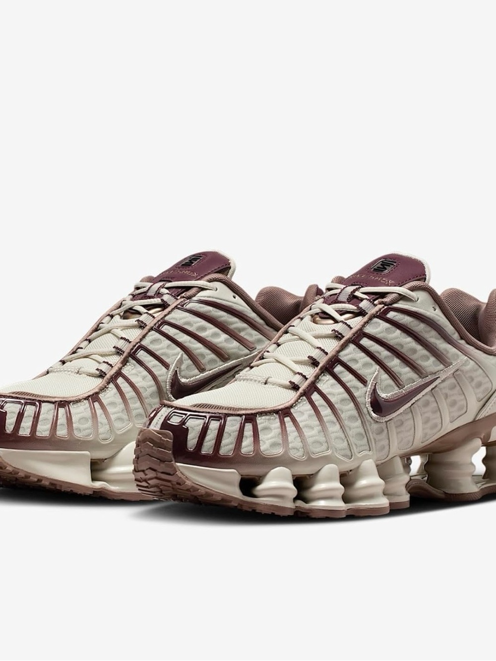 NEW Nike Women’s Shox Sneakers - Cream & Mauve Rose